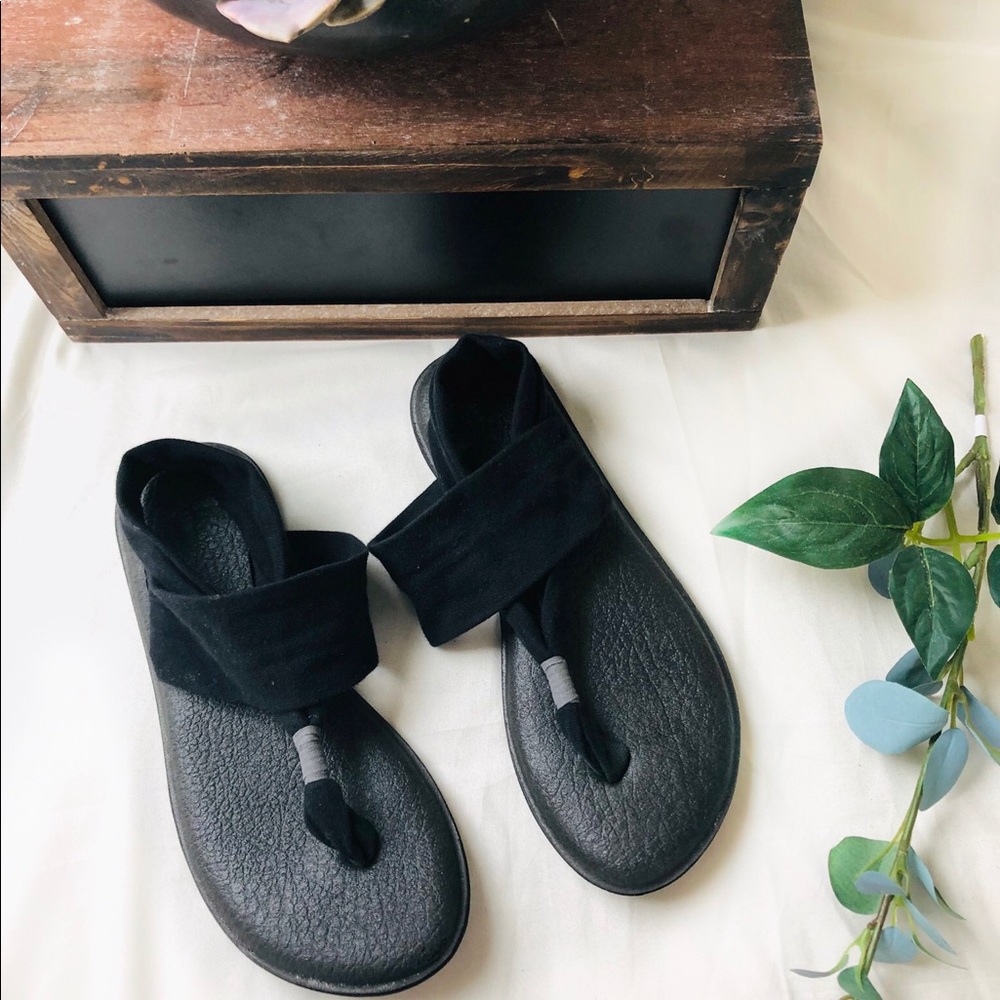 Sanuk Yoga Slings-Black